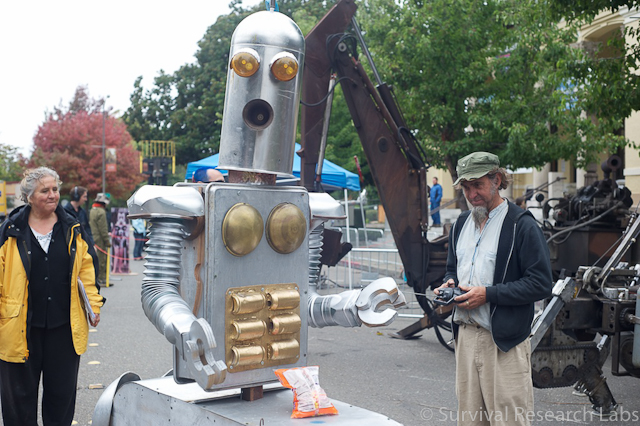 Shannon tests the Blender Bot