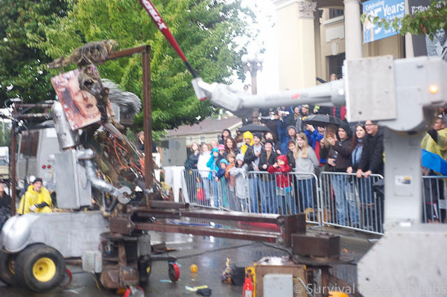 Motoman whacks the Dual Mules with the Bat