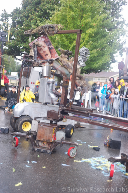 Dual Mules and Blender Bot collide