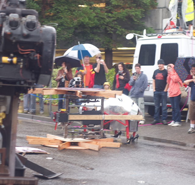 Capsized Stick Wheel Robot and BugBot