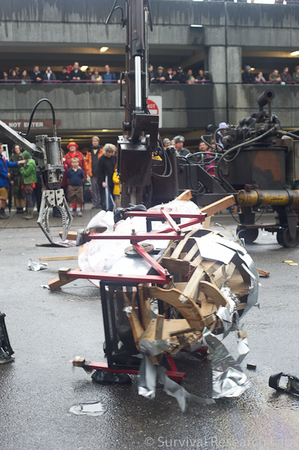 Running Machine tips over the Bug Bot