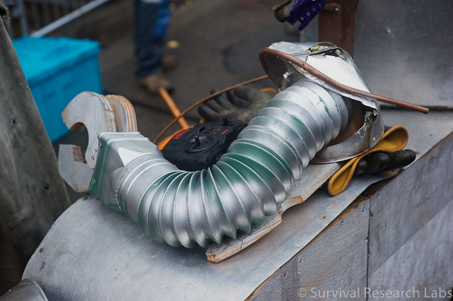 Blender Bot's dismembered arm