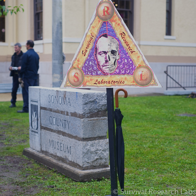 Sonoma County Museum + SRL sign